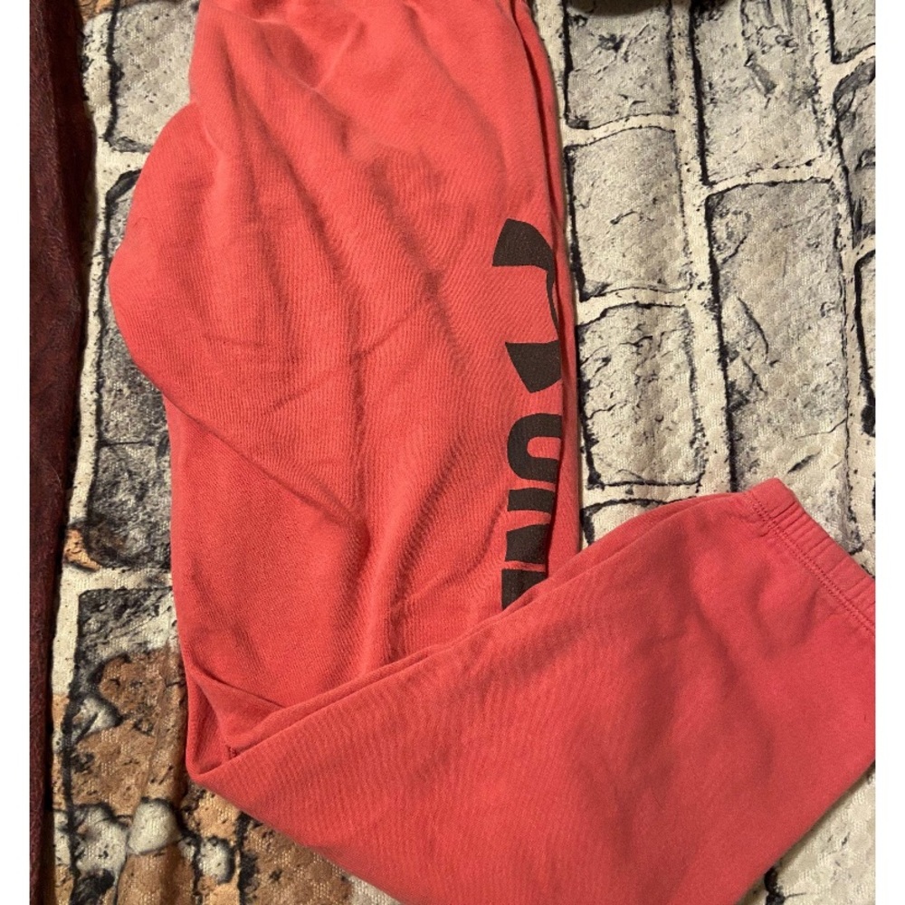 Pink under armour joggers